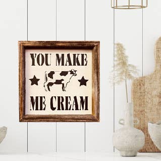 Reclaimed Woodworks Home Decor - Wholesale Bord/bordje - Grappige Jij Laat Me Smelten Bord RUSTIEKE MUURDECORATIE3