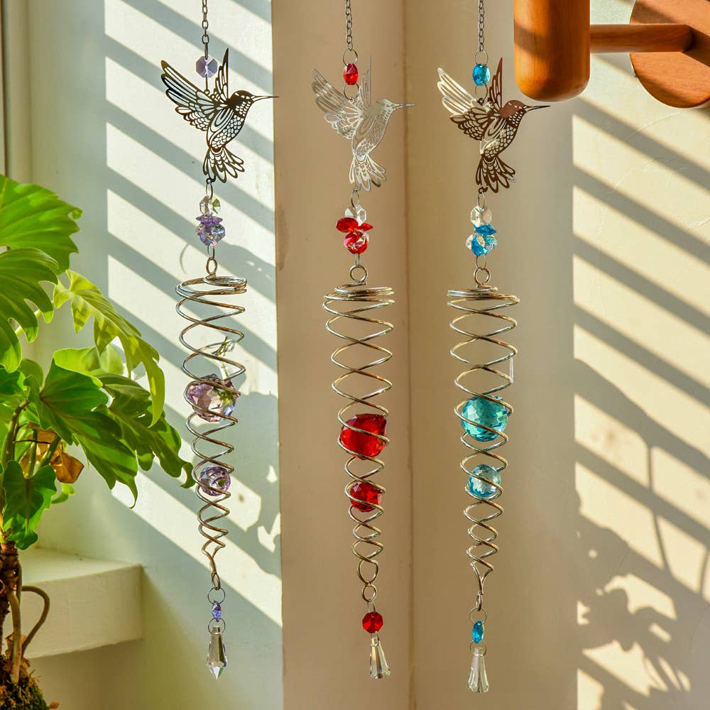 Gypsy Soul - Wholesale Wind Spinner - Hummingbird Wind Spinner - 4 Pcs0
