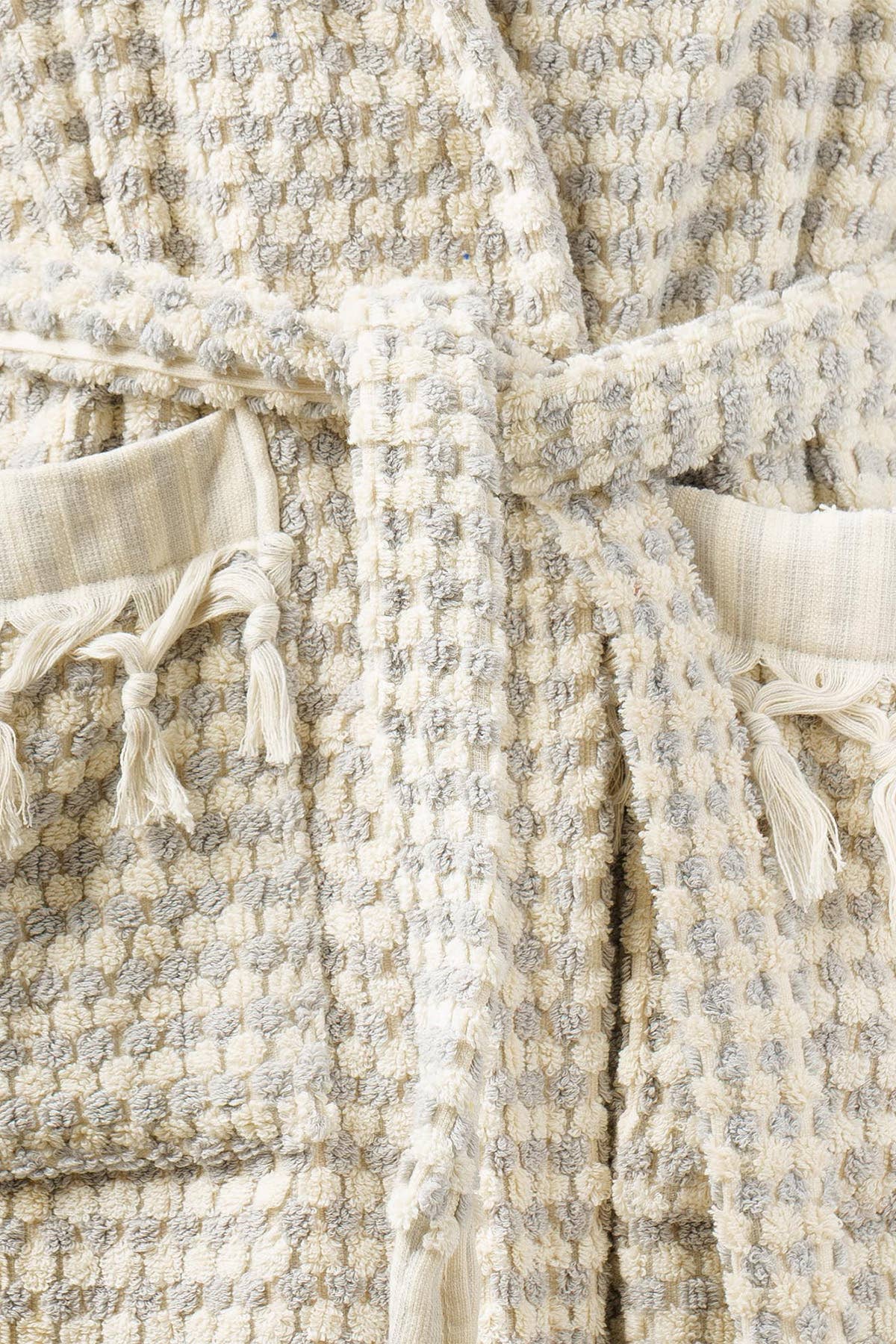 YURTLUS - Wholesale Robe - Women's - Unique 100% Cotton Pockets Bathrobe, Bubble Handwoven Robe22