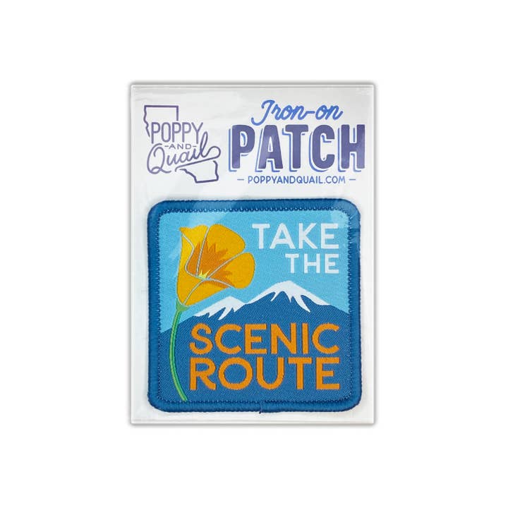 Poppy & Quail - Wholesale Patch - Scenic Mountain Patch1