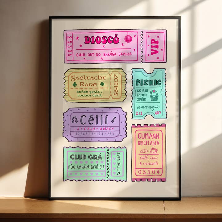 Tickets Please for wholesale by Connect The Dots Design