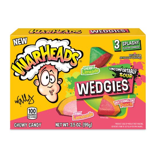 iSweet.ca - Wholesale Gummy - US - Theater Box - Warheads Wedgies 3.5 oz X 12