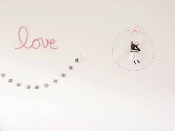 The Butter Flying - Wholesale Bunting/Garland - Felt star garland 7