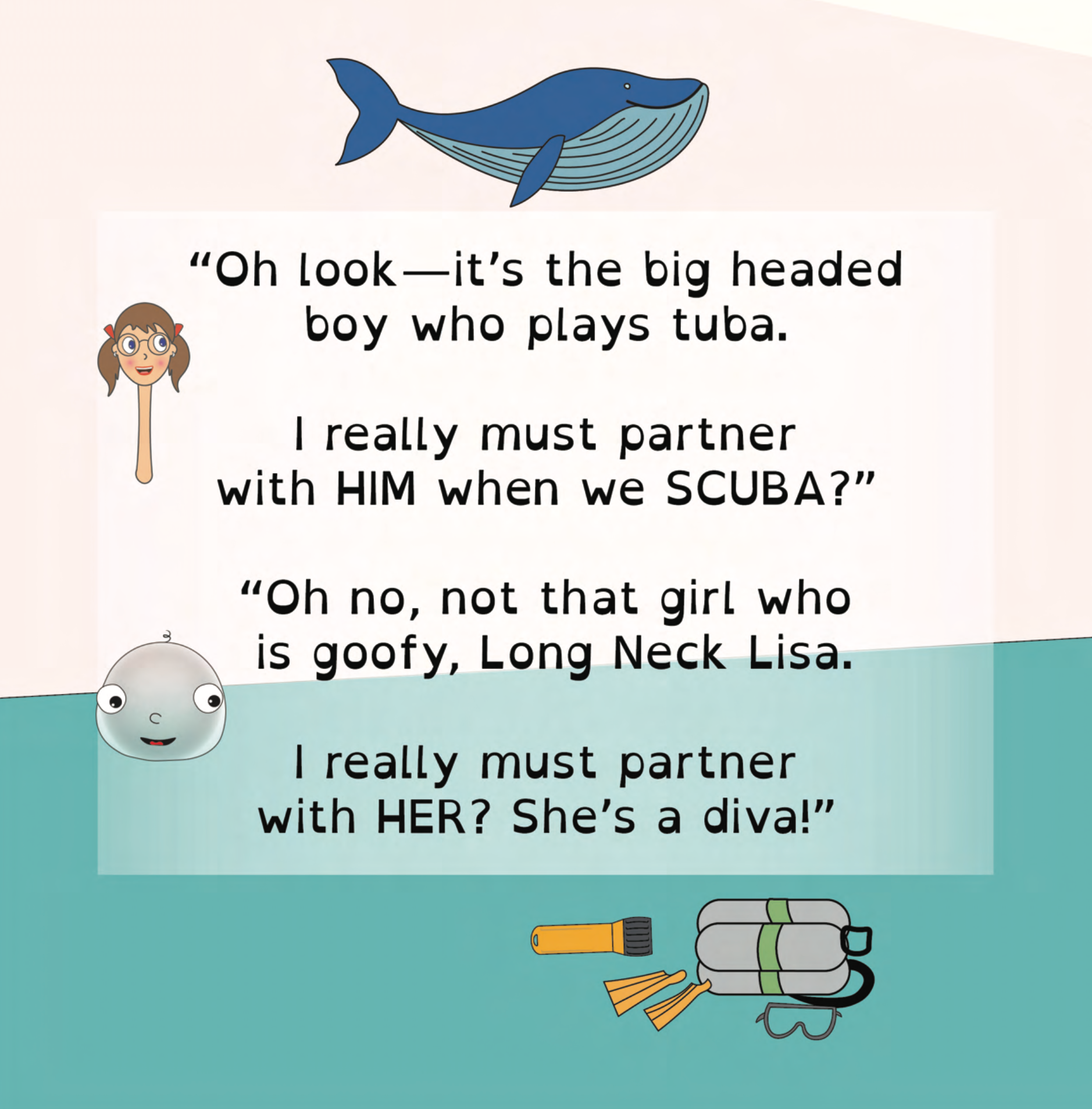 Big Head Bob - Wholesale Early Reader Book (6-8) - Book 2 Paperback - Big Head Bob & Long Neck Lisa3