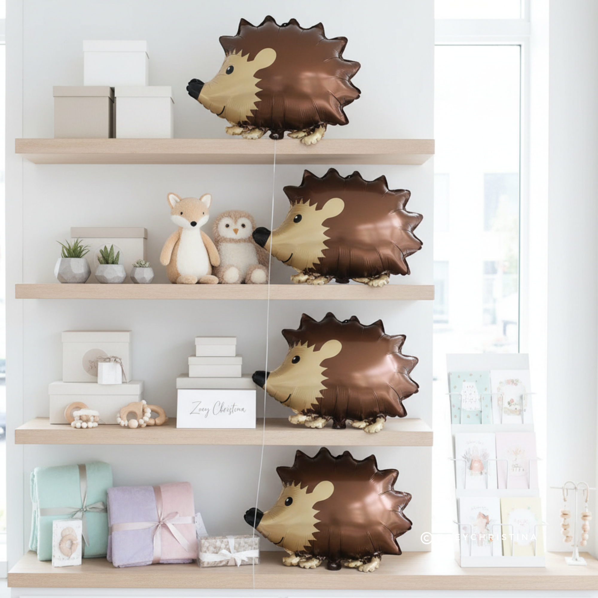 Zoey Christina – wholesale Ballong – 22-tums igelkottsfolieballong5