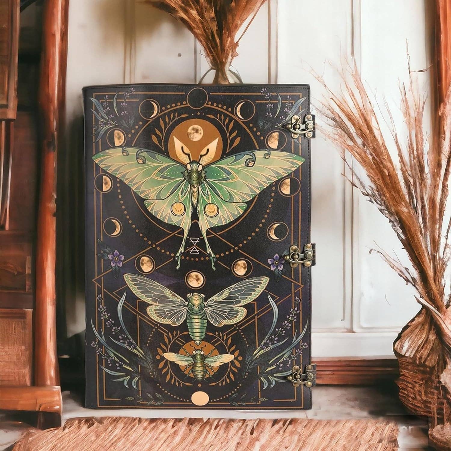 Tuzech Leather - Wholesale Journal/Diary - Book of Spell LeatherBound Huge Journal Grimoire Print Diary4