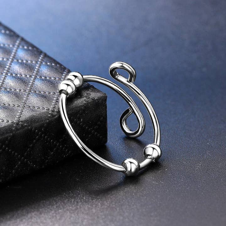 Ashlen - Wholesale Cocktail/statement ring - ANXIETY BEAD RING (ADJUSTABLE)1