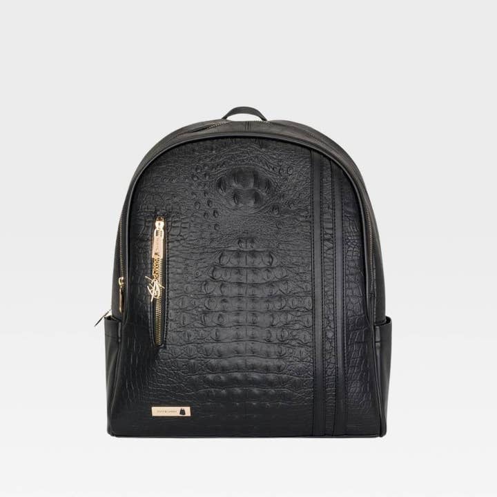 Tote&Carry - Wholesale Luggage - Apollo 2 Backpack & Rolling Duffle Bag Set in Black
