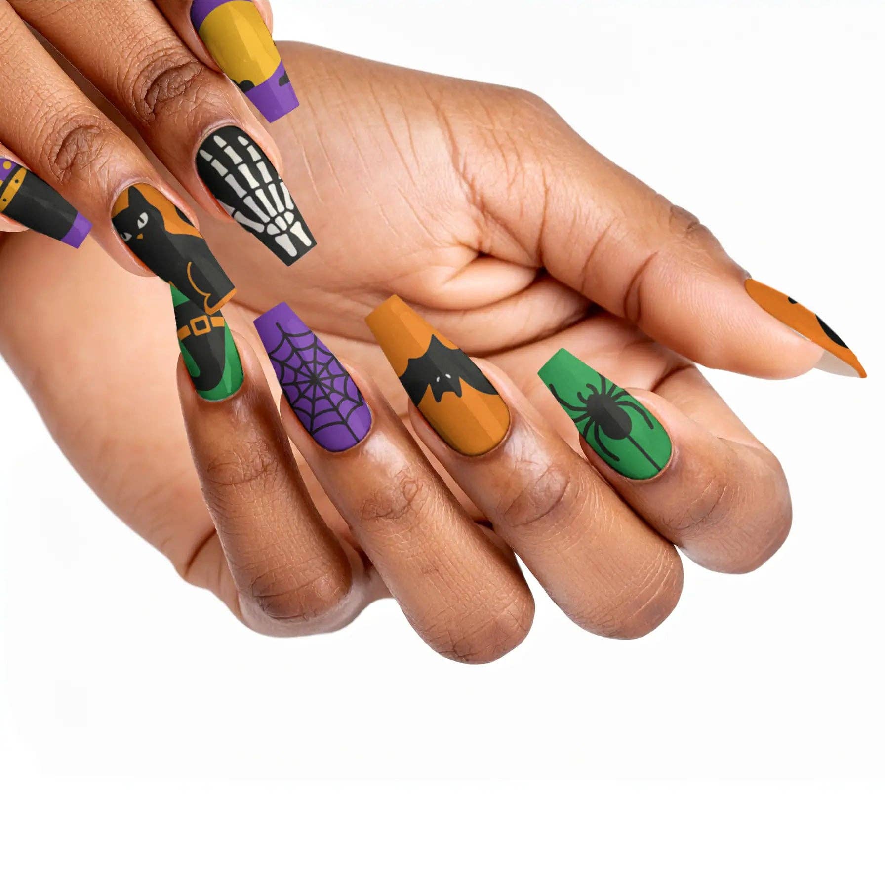 FYNE BODY - Wholesale Press-on/fake nails - Eclipse Enchantment Black Halloween Press-On Nails34