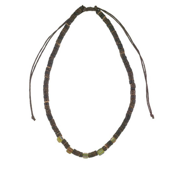 NK Coco/Square Glass Bead-6 for wholesale by World End Imports Jewelry & Gifts