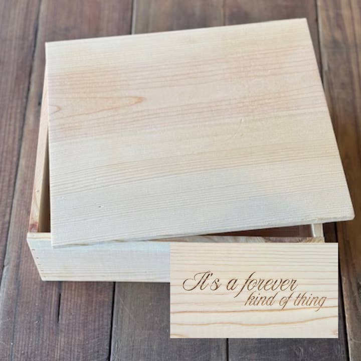 Woodland Wood Box "DET ER EN EVIG TING" for engroshandel hos Mill 54