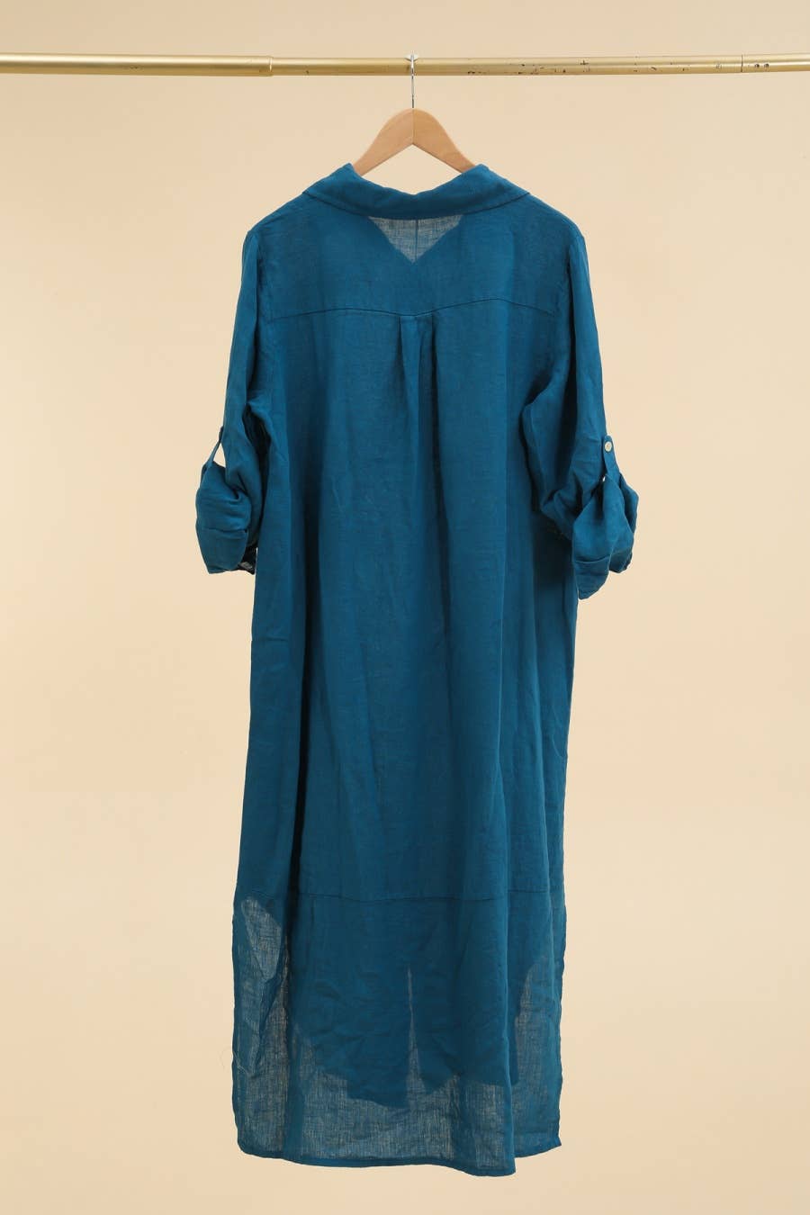LÉA & LUC - Wholesale Dress - Women's - Long shirt dresses in 100% Linen REF. 148441