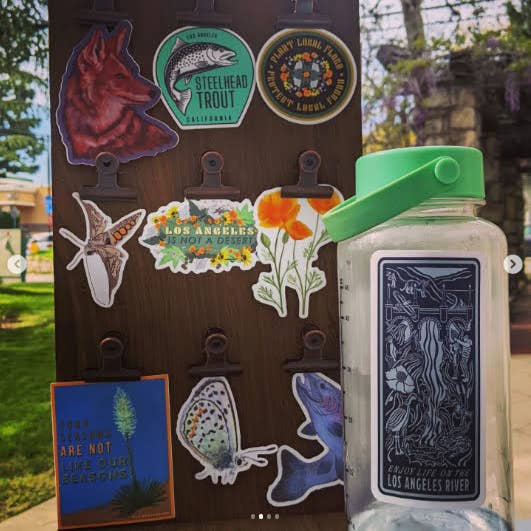 LA Is Not A Desert - Wholesale Sticker - Enjoy Life On The Los Angeles River Sticker1