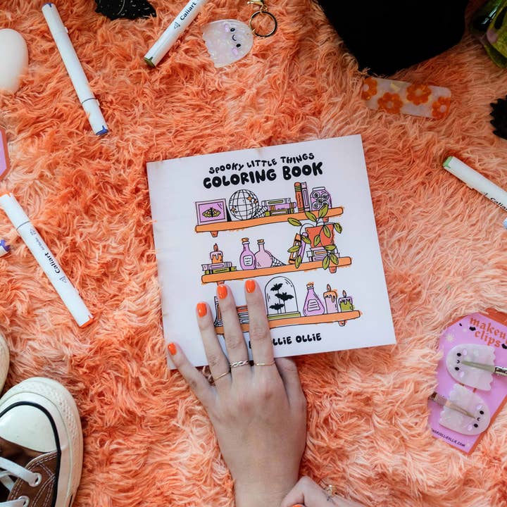 Spooky Little Things Coloring Book and other Purchase Wholesale mini coloring books. Free Returns & Net 60 Terms on Faire trending on Faire.