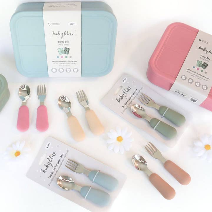 Baby Bliss - Venta al por mayor Bolsa para almuerzo/fiambrera - Niños - Caja bento para niños, a prueba de fugas y 100% silicona