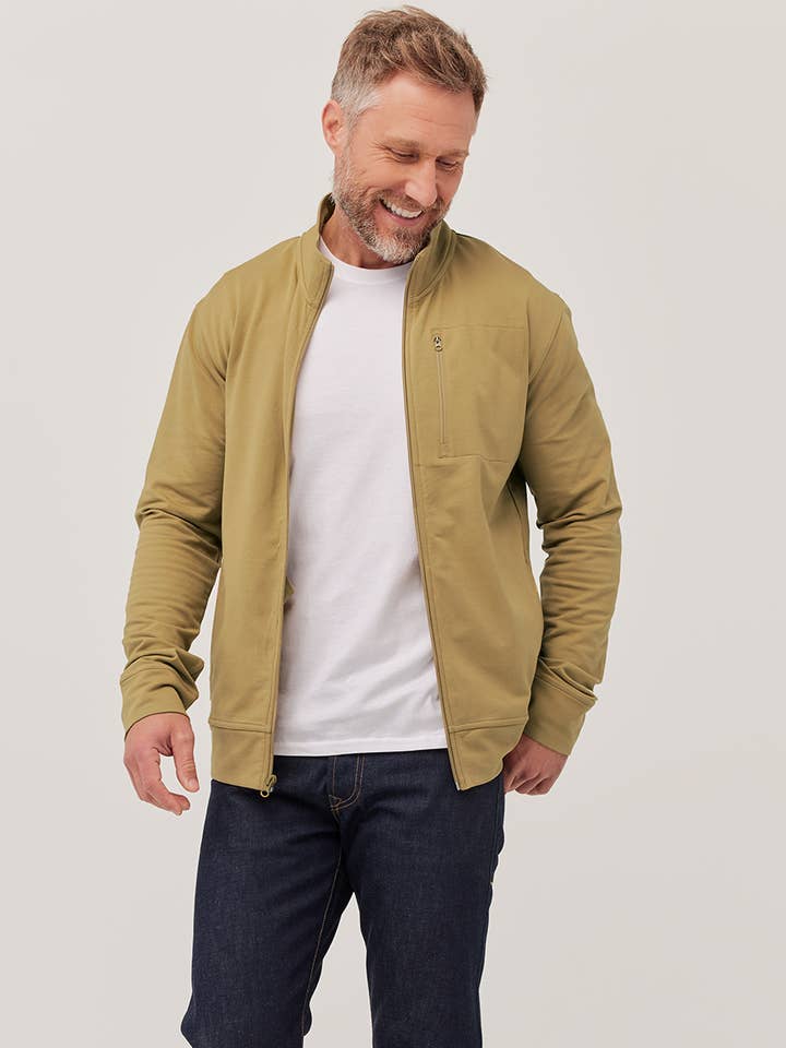 Fennel Men's Stretch French Terry Track Jacket for wholesale on Faire
