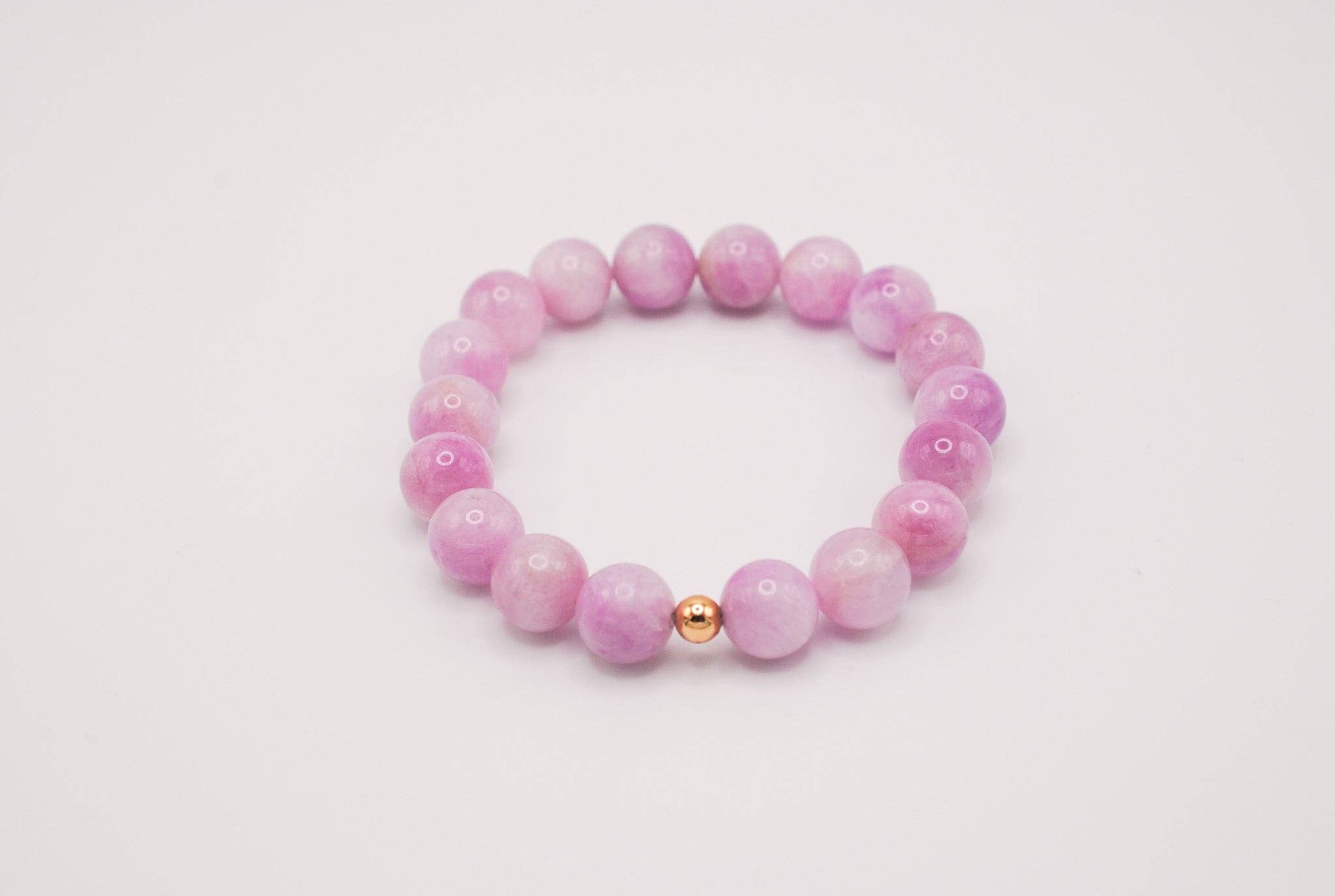 Ripple | Reiki Infused Jewelry - Wholesale Beaded Bracelet - Kunzite Solo Grande Bracelet2