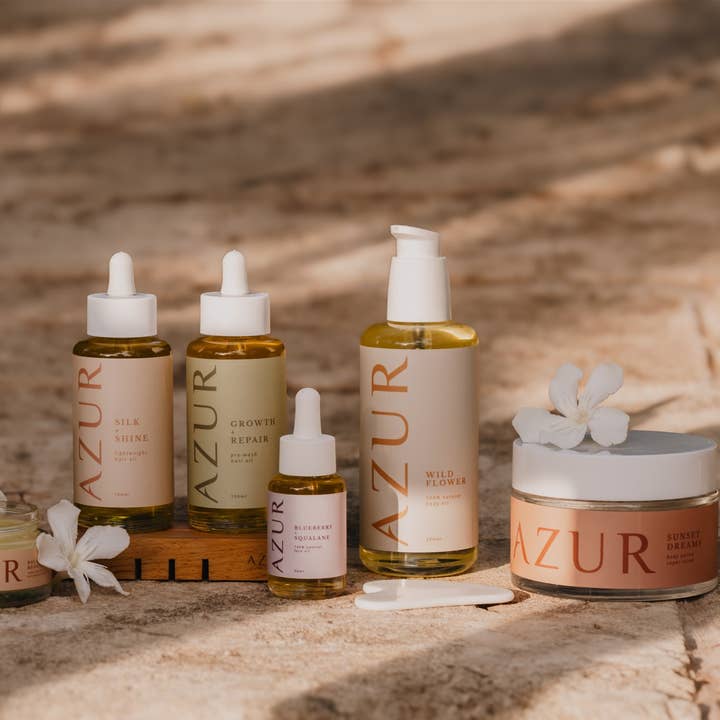 Azur Natural Bodycare BV - Wholesale Hair Oil - GROWTH & REPAIR Pre-wash Hair Serum | 100% Natural 3