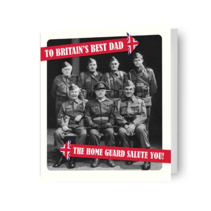 Danilo Promotions Ltd – wholesale Father’s Day card – Dad's Army 'Best Dad' Father's Day Card