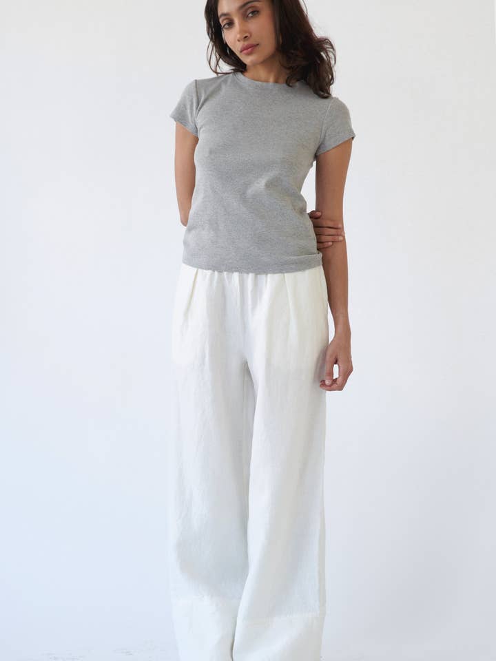 Linen Simple Pant for wholesale by LA RELAXED