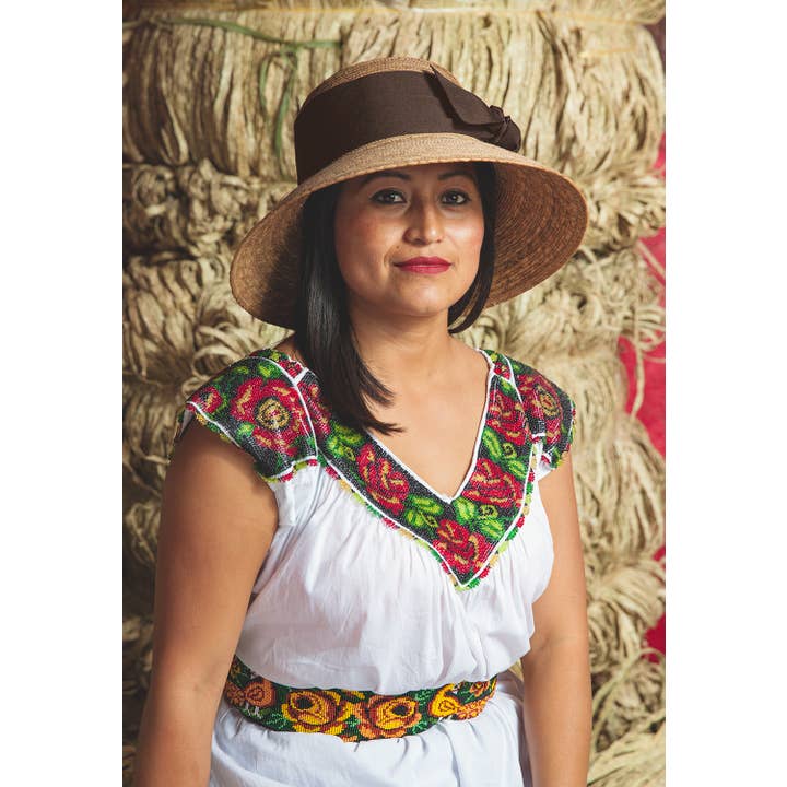 Tula - Wholesale Straw Hat - Women's - Somerset Brown Bow2