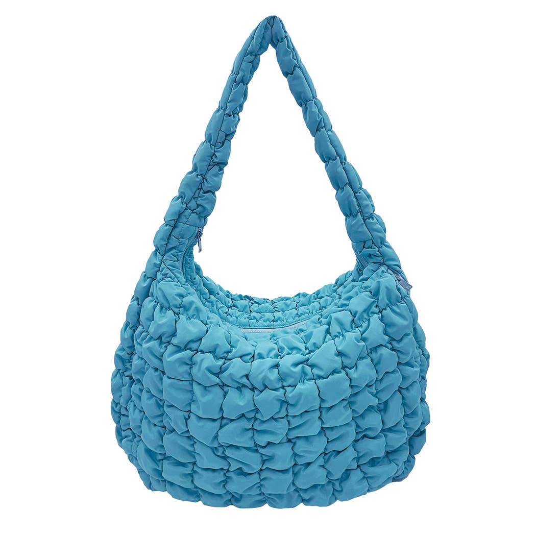 Fashion City - Wholesale Shoulder Bag - Women's - Stylish Lightweight Puffer Shoulder Large Bag4