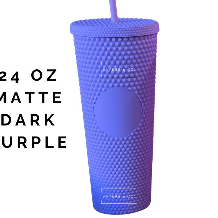 Sayers & Co. – wholesale Isolerade dryckesvaror – Custom Merry Mini dubbade 24oz skruv topp Tumbler, dubbelväggiga isolerad matt svart, matt korall, Sayers & Co., partihandel, Bulk16