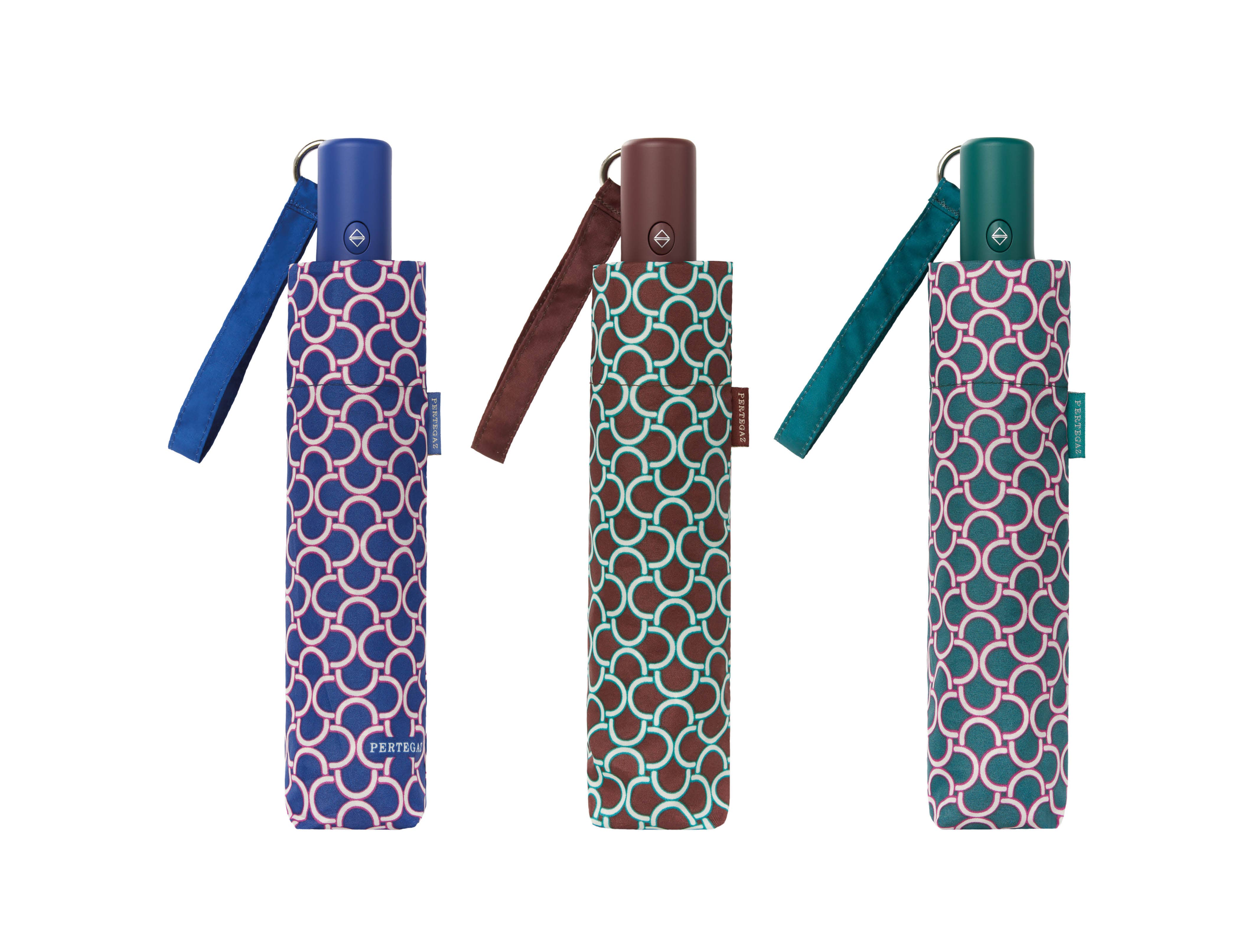 Clima Umbrellas - Wholesale Umbrella - Unisex - Auto "Grid" Folding Umbrella |Windproof |Pertegaz0