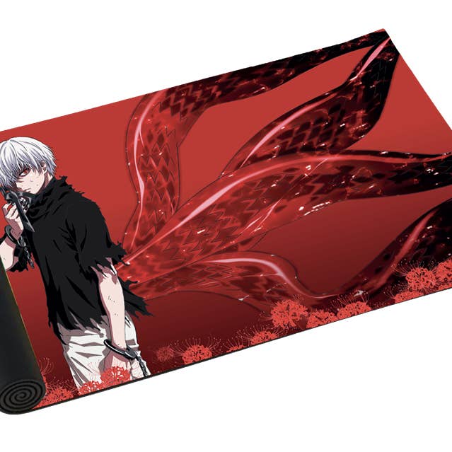 Japanime Games - Wholesale Playing Cards - Officially Licensed Tokyo Ghoul Red Kaneki Playmat