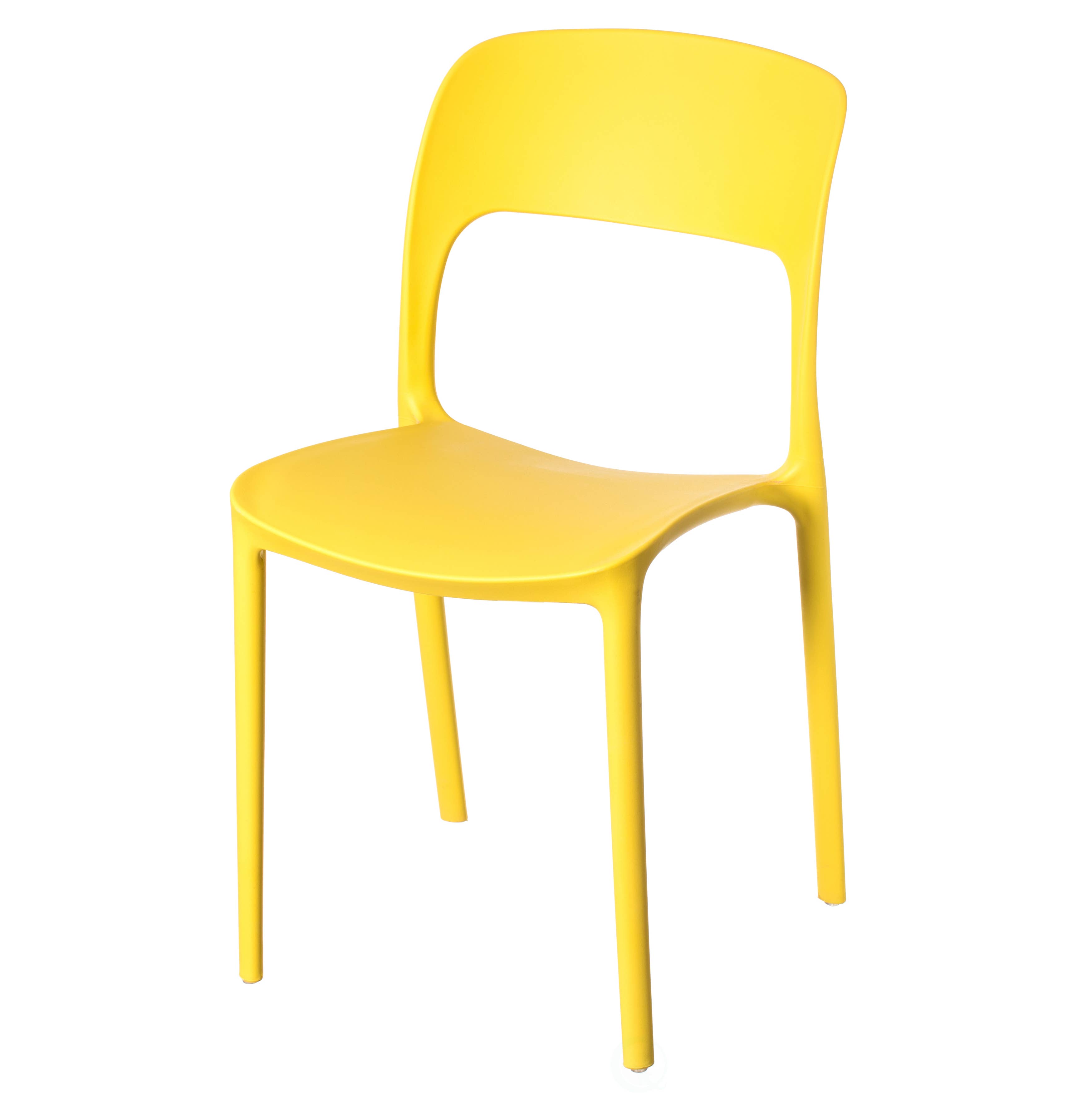 Quickway Imports - Wholesale Chair - Modern Plastic Outdoor Dining Chair with Open Curved Back2