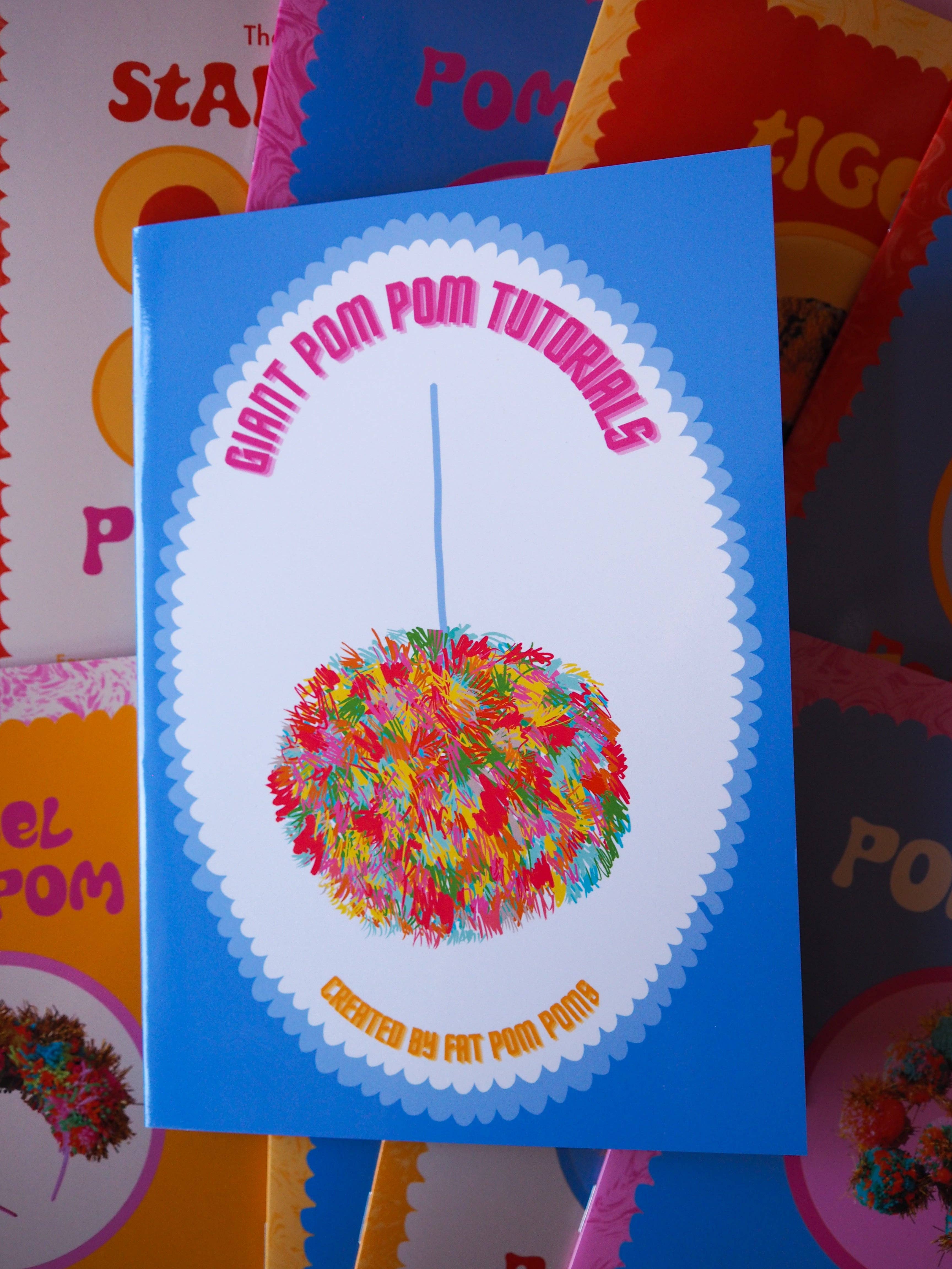 Fat Pom Poms – wholesale DIY craft kit – Bright Giant Pom Pom Kit2