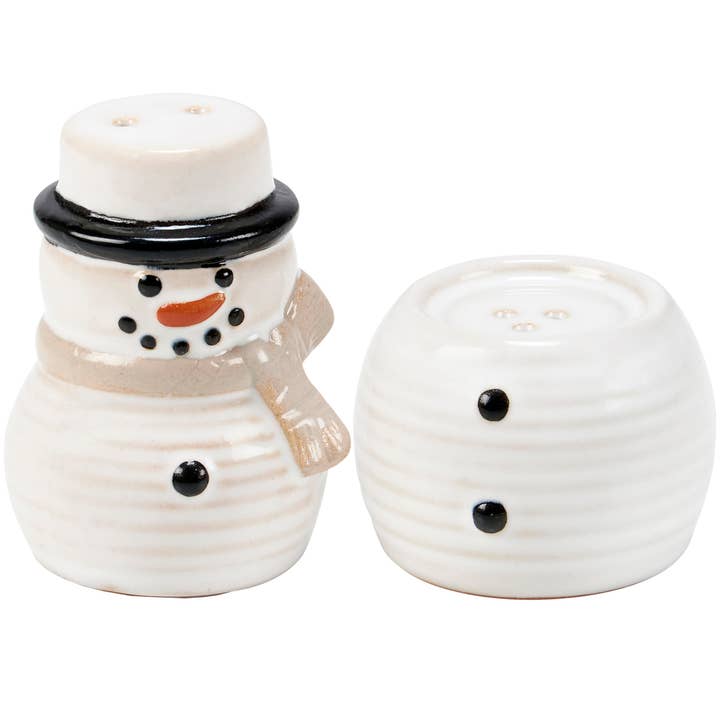 Primitives by Kathy - Wholesale Salt & Pepper Shaker Set - Snowman Salt and Pepper Shakers4