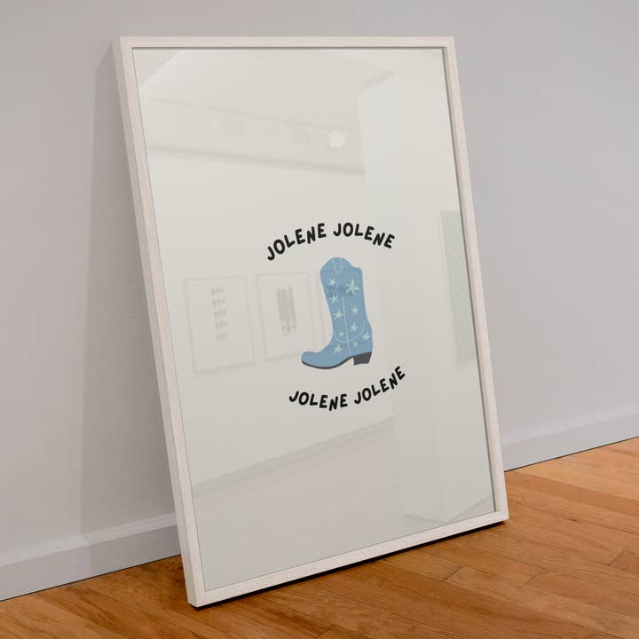 Jolene Dolly Parton Inspireret tryk for engroshandel hos Blue Iris Designs Co