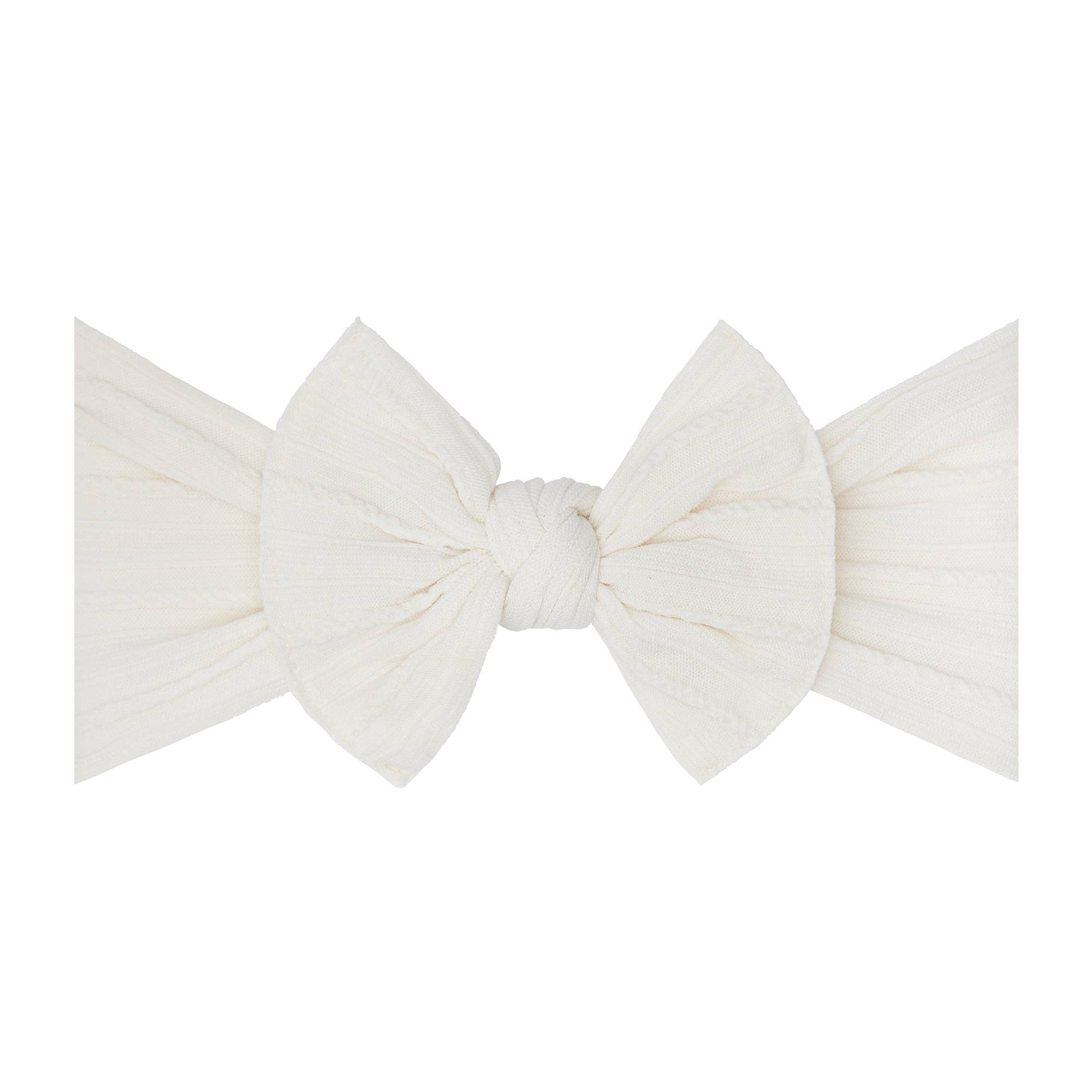 Baby Bling Bows - Wholesale Hair Bow - Baby - Baby Bling® Cable Knit Knot soft nylon headband12