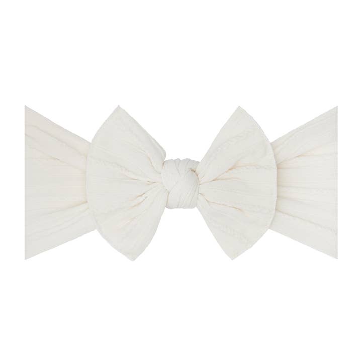 Baby Bling Bows - Wholesale Hair Bow - Baby - Baby Bling® Cable Knit Knot soft nylon headband12