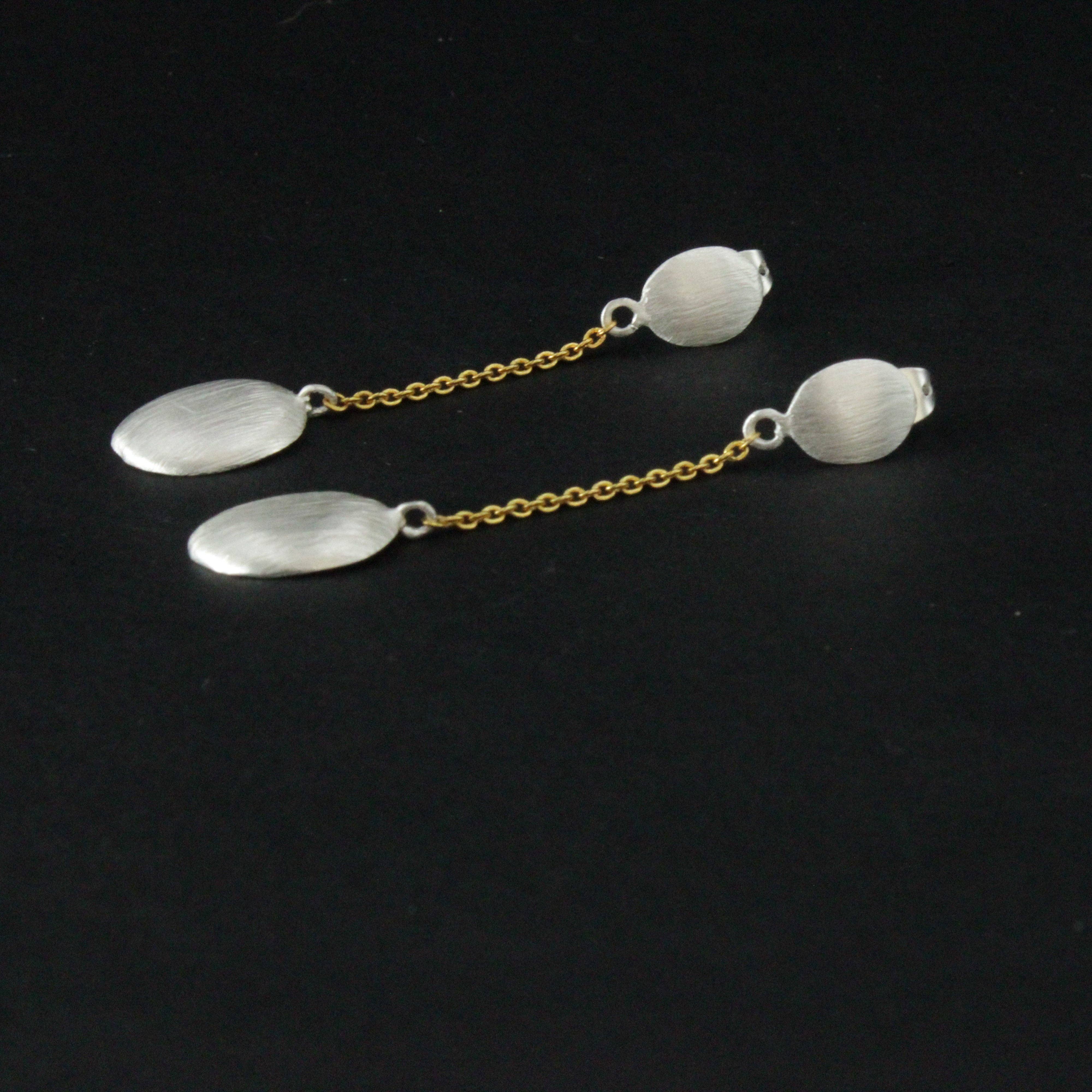 LA MAR - Vendita all'ingrosso Orecchini pendenti - Orecchini HORTA placcati in oro e argento2