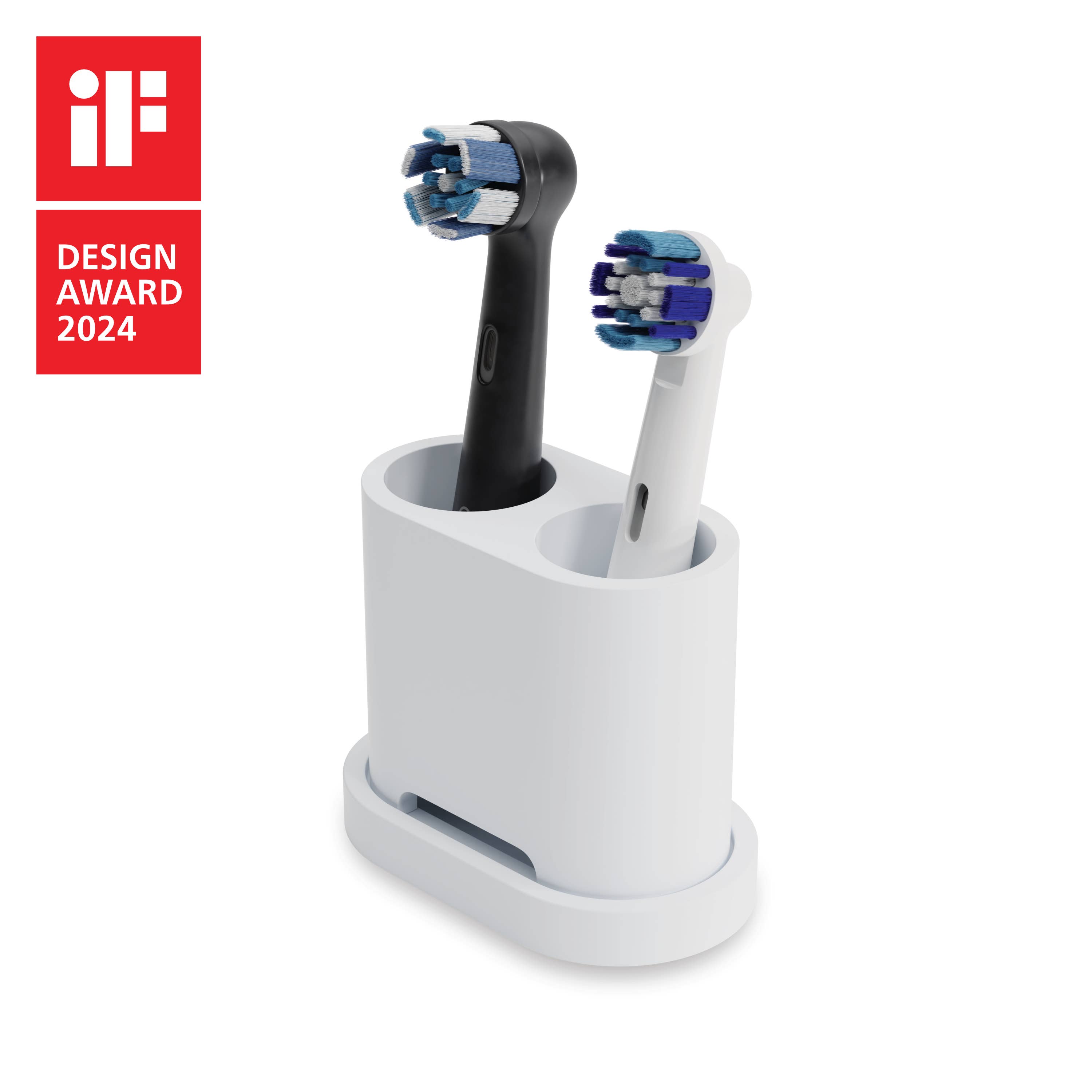 Qikfresh – wholesale Toothbrush holder – Toothbrush & clip-on brush holders (set of 2)