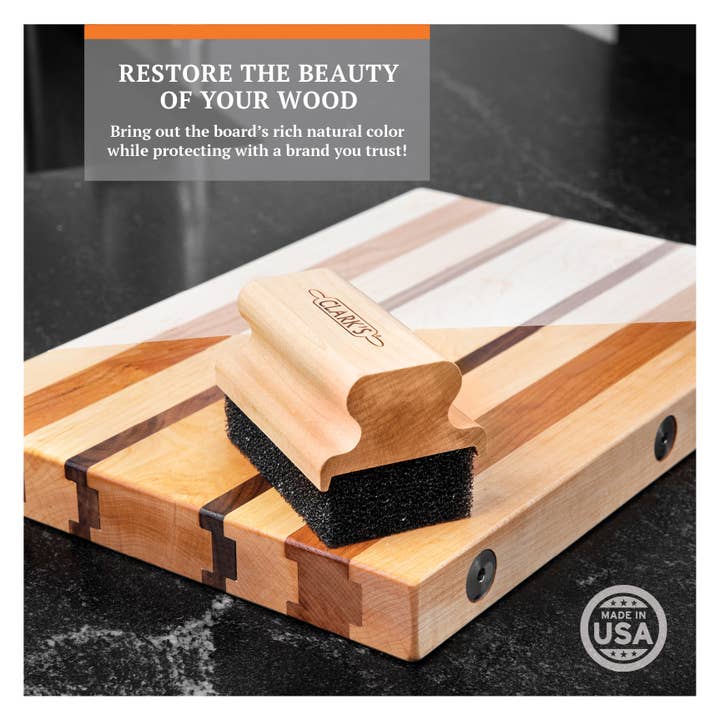 CLARK'S – wholesale Cutting board – CLARK'S Cutting Board Wax (32 oz) | Orange and Lemon scented2