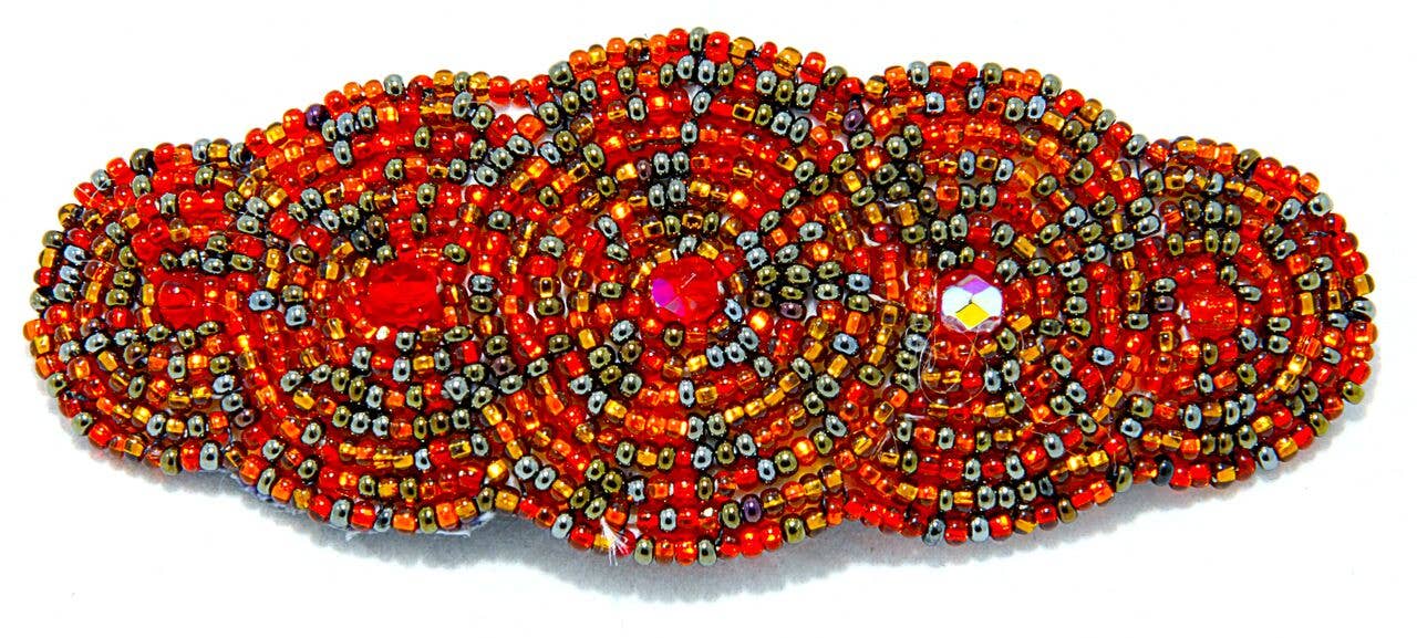 Lumily - Vente Barrette – femme - Barrette à cheveux Andrea Seed Bead - Guatemala4