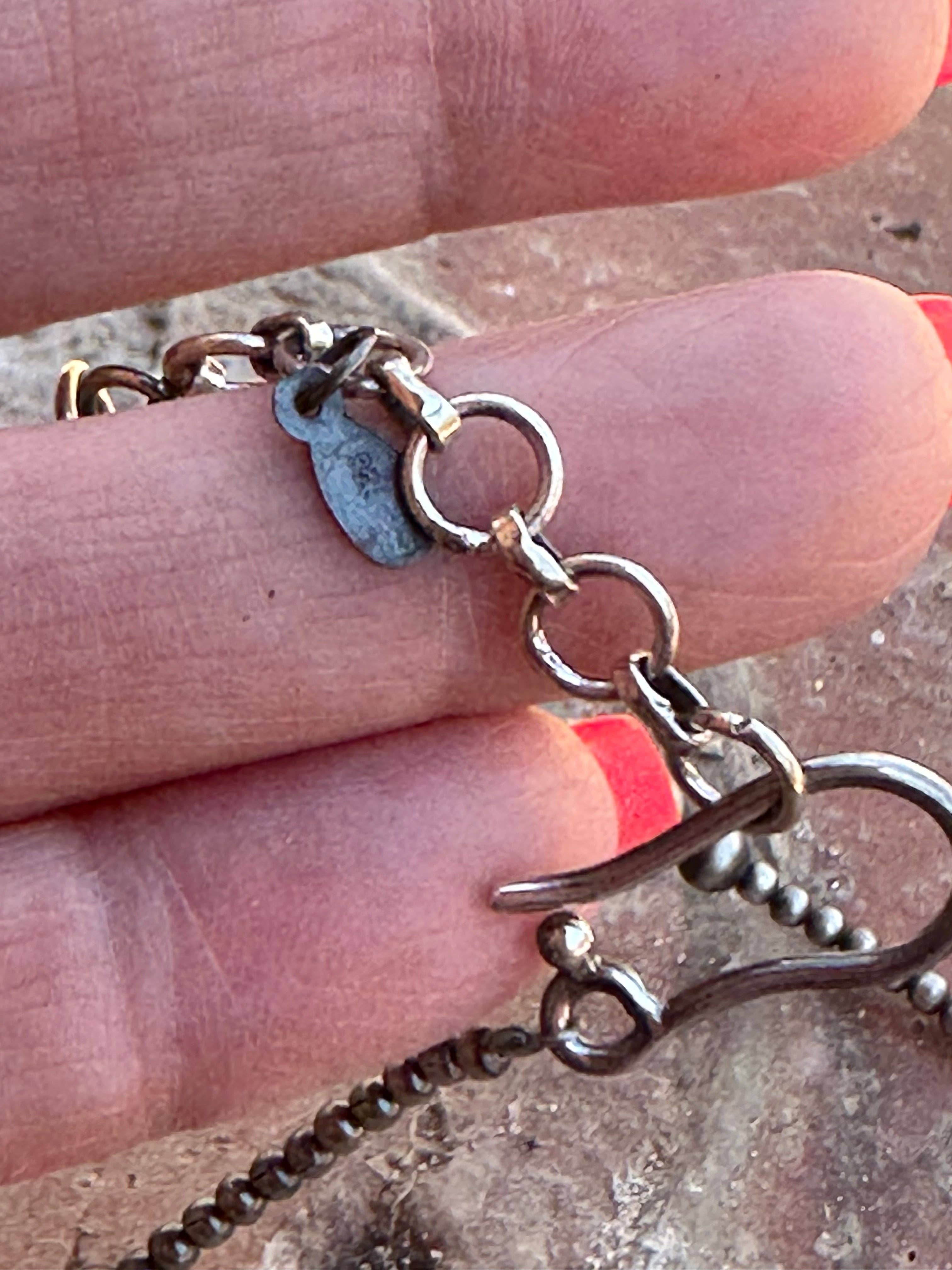 Nizhonitradersllc - Wholesale Beaded/Pearl Necklace - Handmade Graduated Sterling Silver Graduated Bead Beaded Necklace10