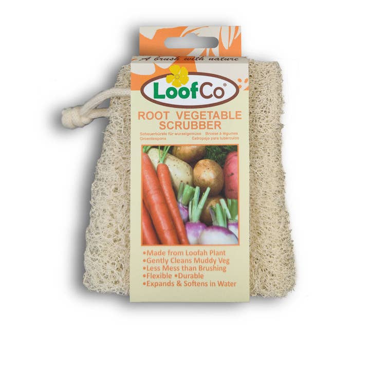 Root Vegetable Scrubber | Veggie Cleaner | Natural Loofah for wholesale by LoofCo - Loofahs & Coconut Brushes