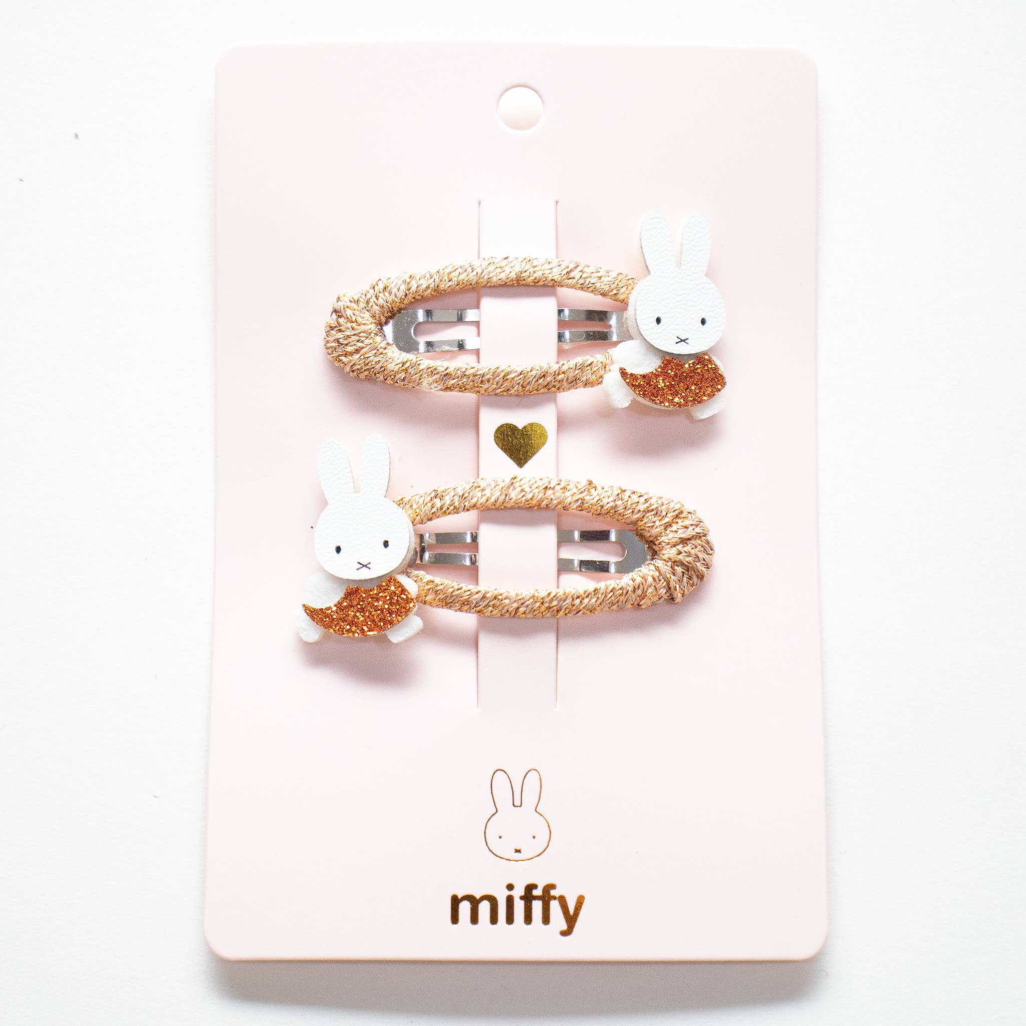 Yuko B - Wholesale Hair Clip - Kids - Miffy Bronze Barrettes Duo - Miffy x Yuko B Collection.1