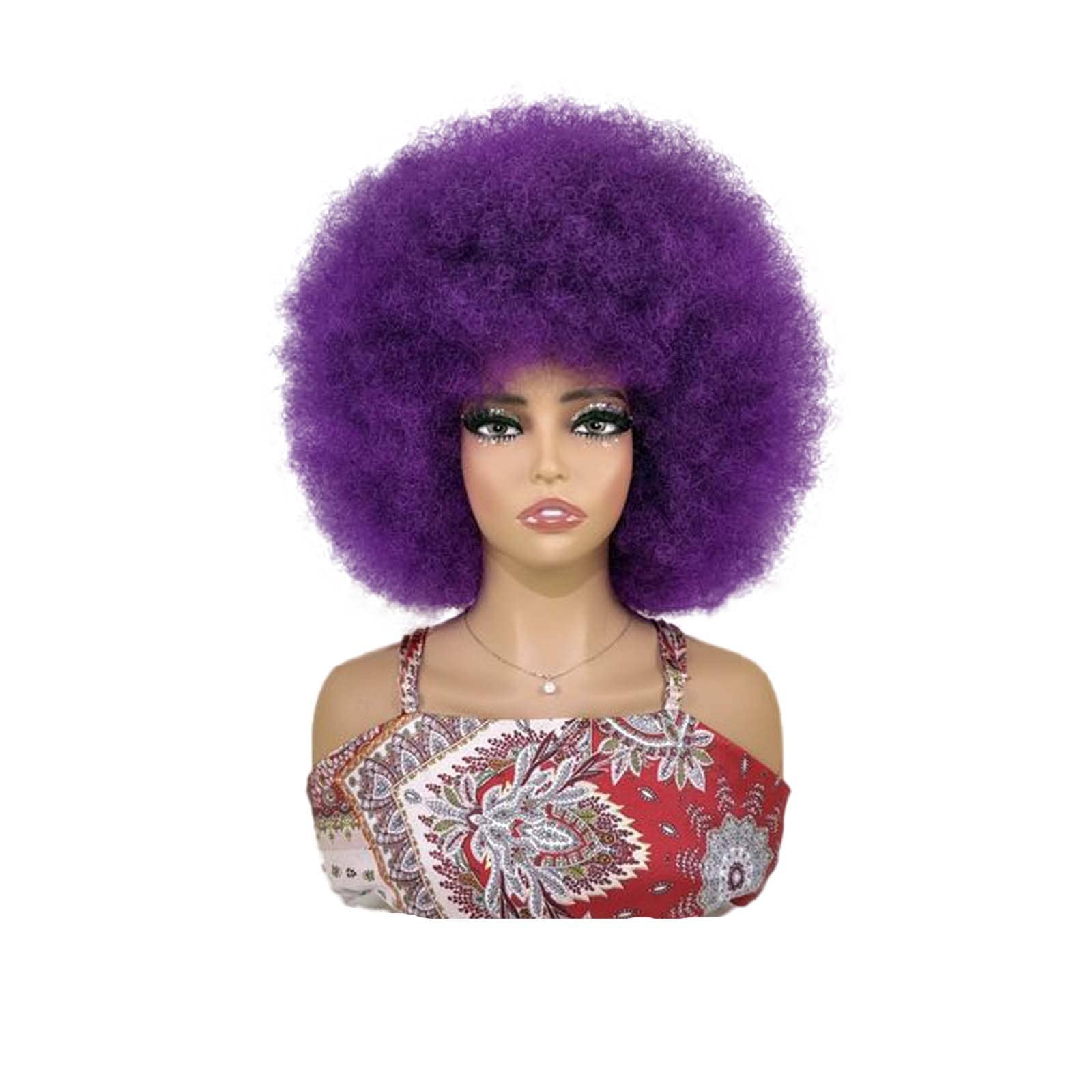 AK Brand - Wholesale Wig/Hair Piece - Large Curly Afro Synthetic Wig with Natural Volume7