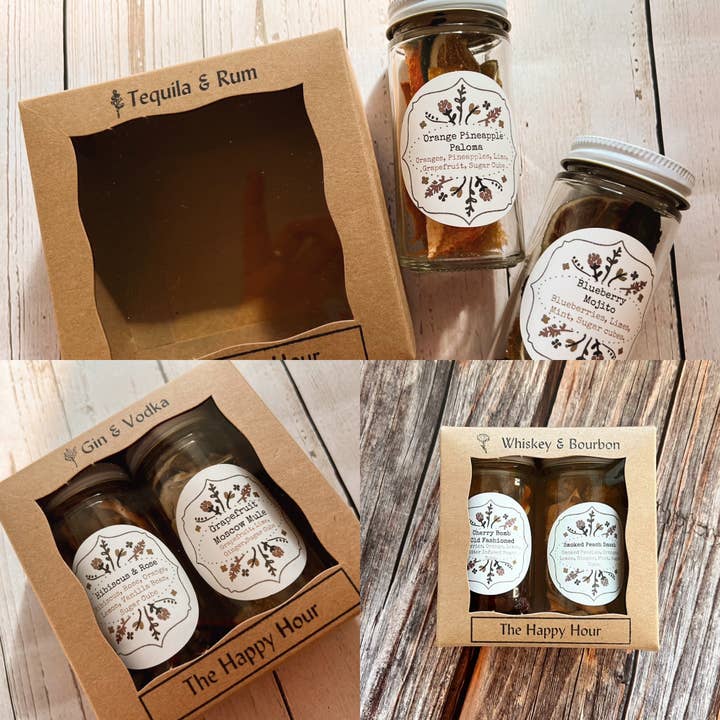 Hunt and Gather Dry Foods - Wholesale DIY Drink Kit - The Happy Hour Variety Box