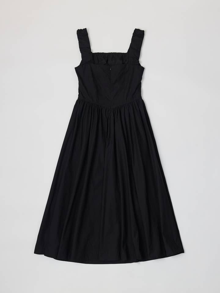 MOD REF - Wholesale Jurk - Dames - The Alora jurk | midi-jurk met elastische schouders8