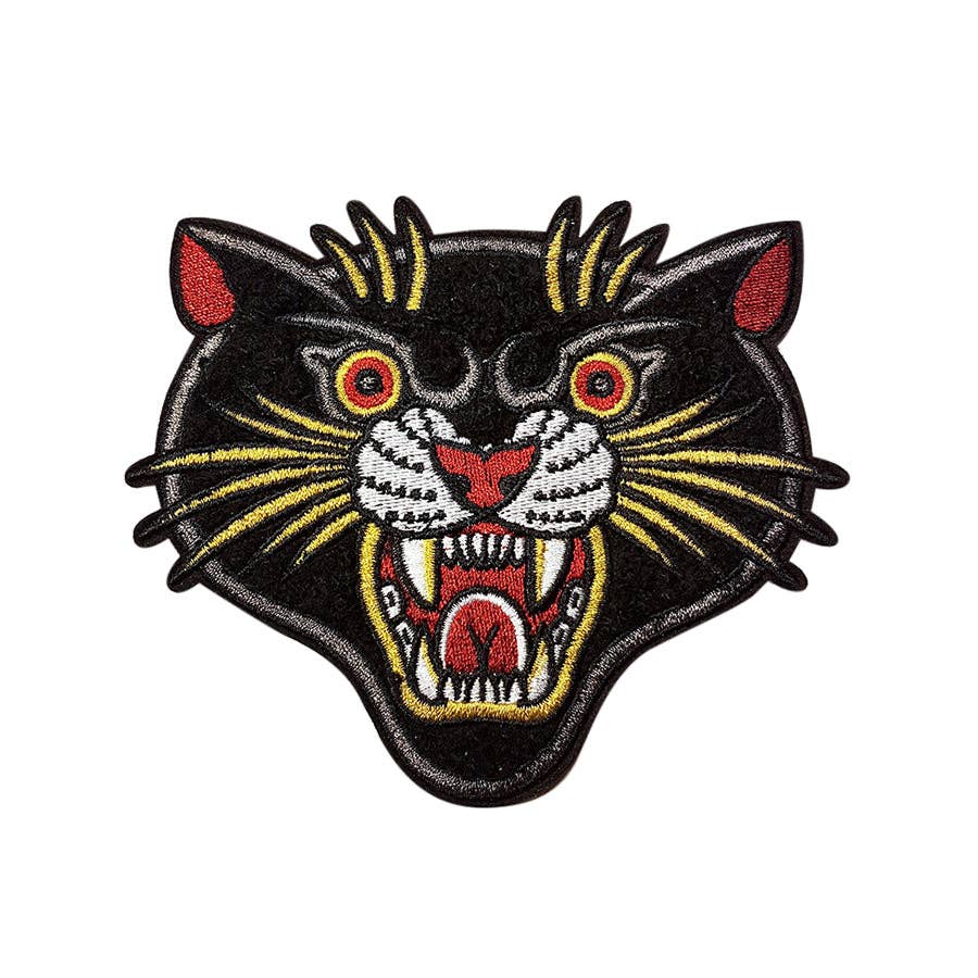 Stuntin Goods - Wholesale Patch - Black Panther Chenille Patch