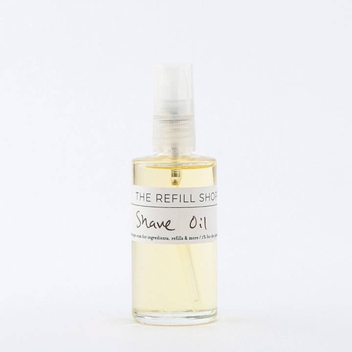 Huile de rasage pour la vente par The Refill Shoppe