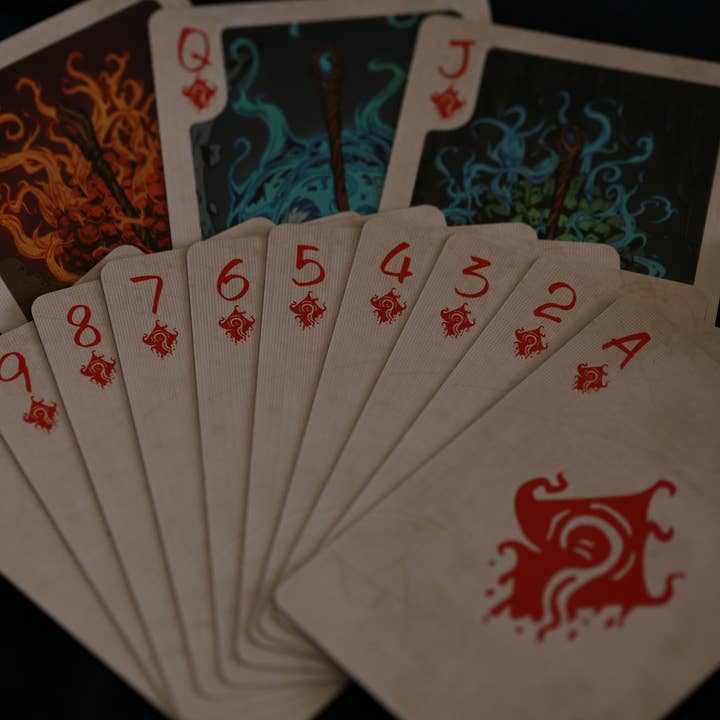 Vermilion Collection - Wholesale Playing Cards - Cthulhu Mythos Comicology (Old Whispers) Playing Cards3