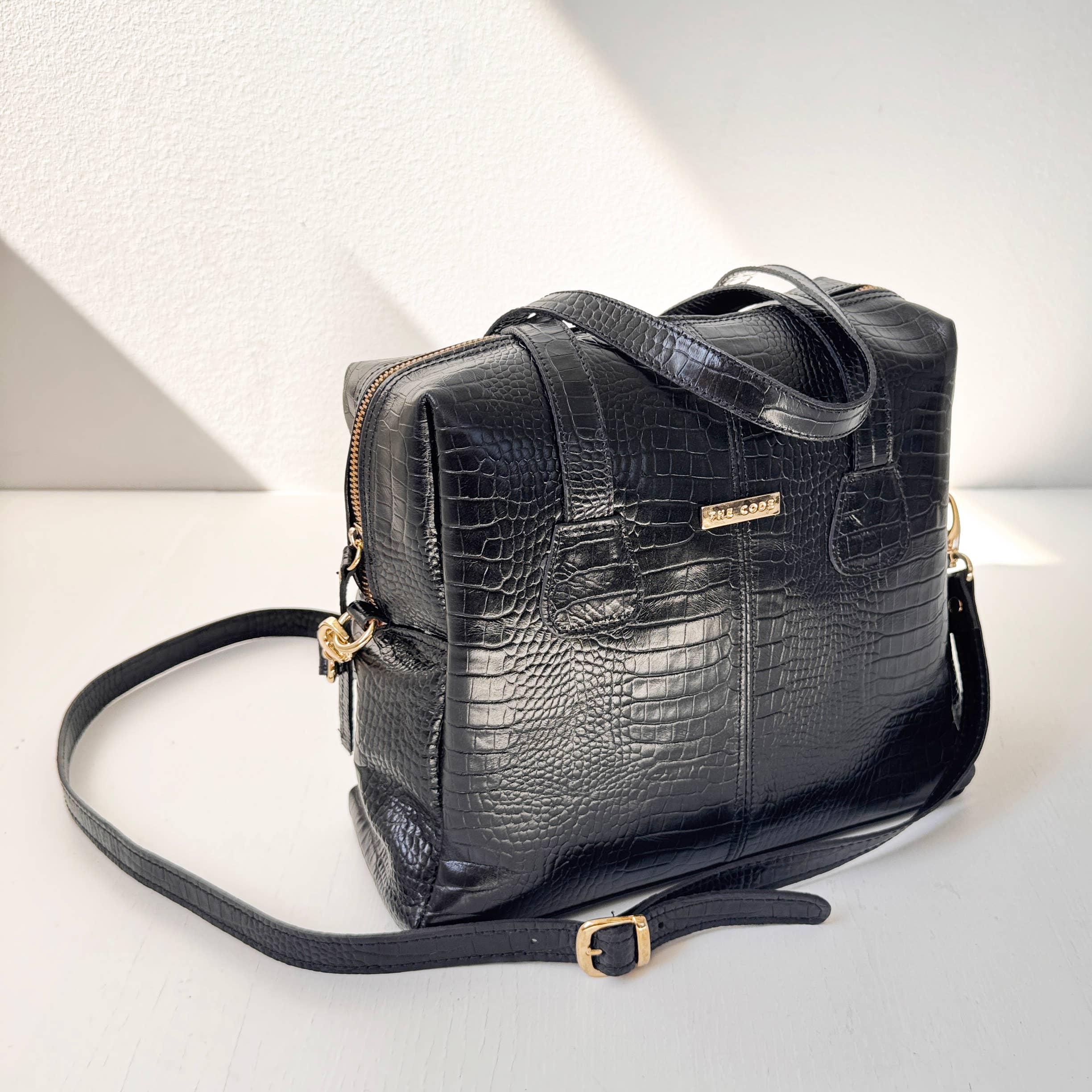 THE CODE - Wholesale Shoulder Bag - Women's - Shopper Amelia Black Crossbody Bag5