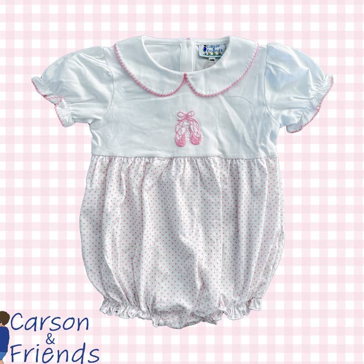 Carson et ses amis tricotent des chaussons de ballet Bubble pour la vente par Carson & Friends